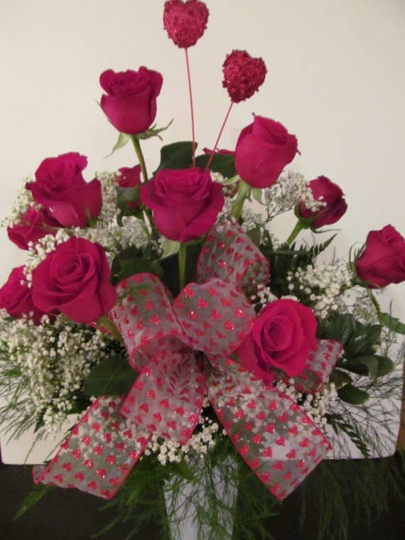 12 Roses Arranged, Delivered on 12th Only, $12 Off