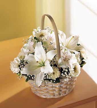 Divine and White Basket