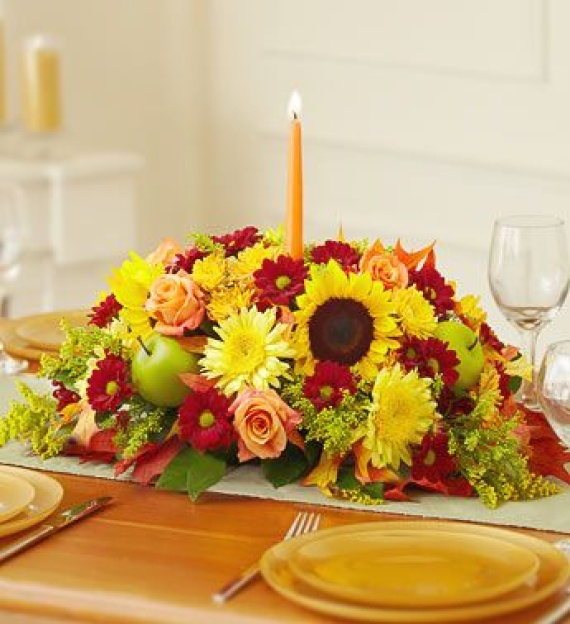 Golden Harvest centerpiece