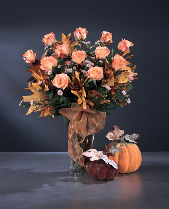 Fall Rose Arrangement