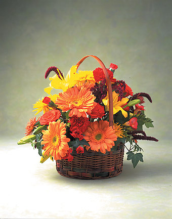Fall Basket Arrangement
